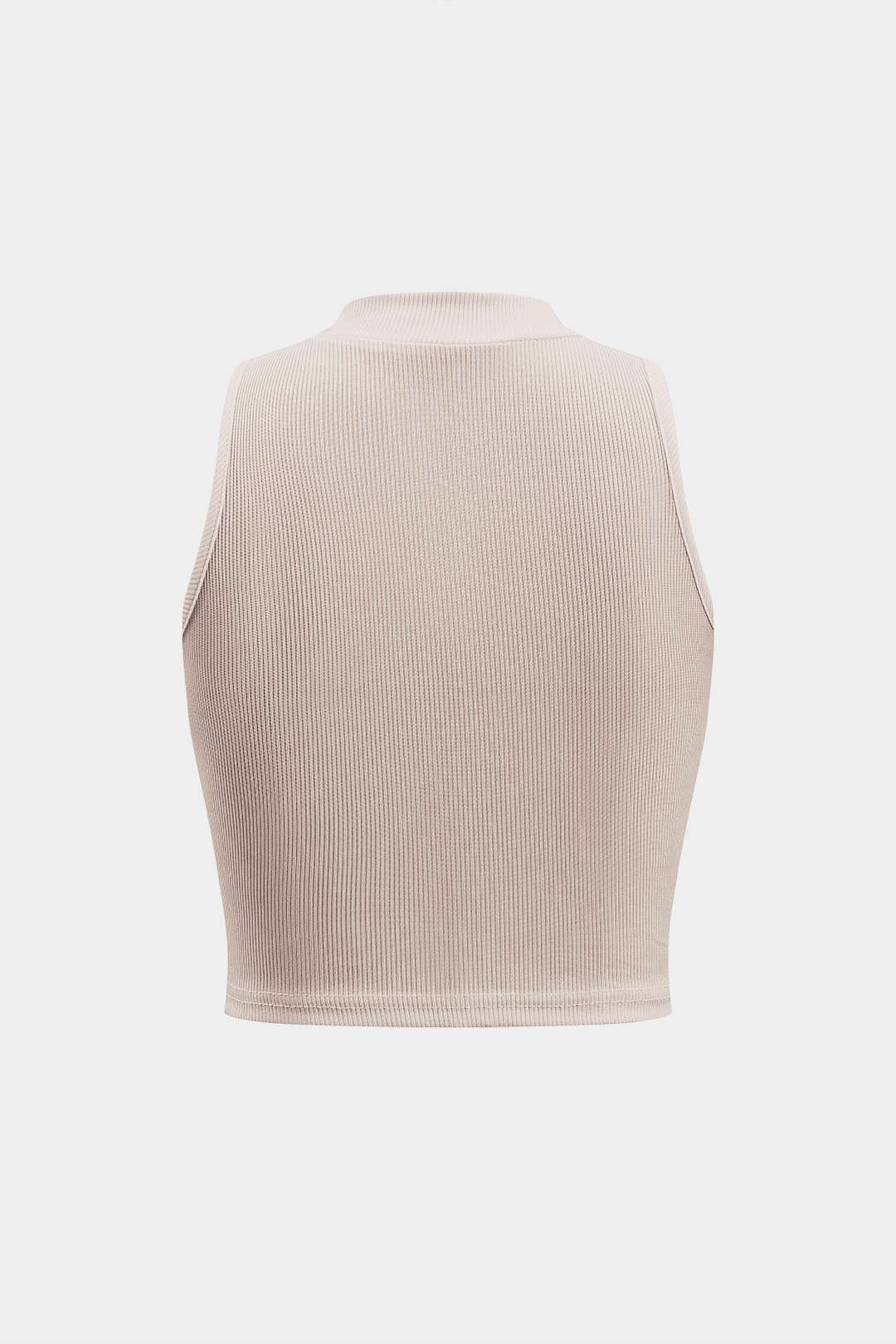 Basic Textured Sleeveless Tank Top