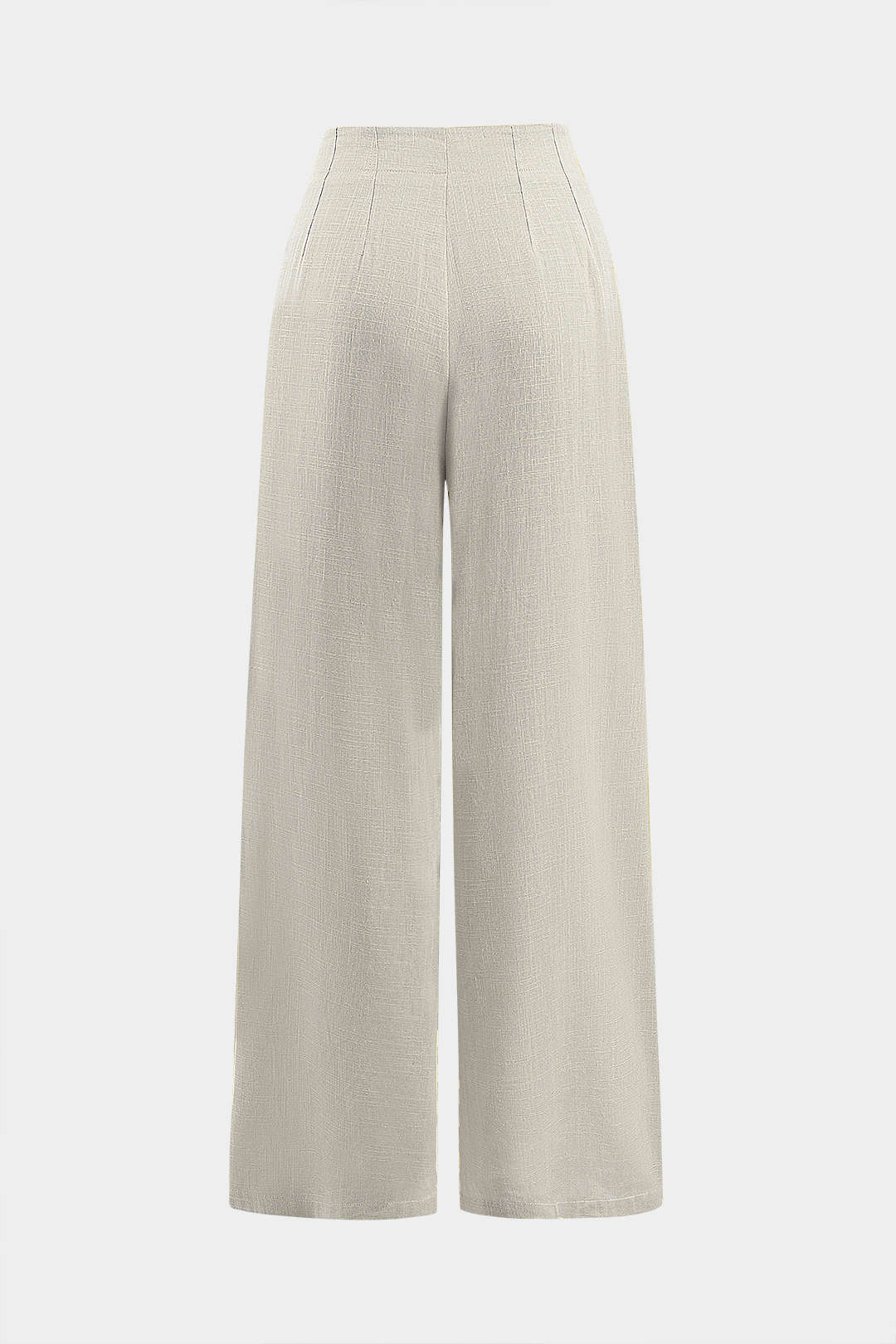 Solid Wide Leg Trousers