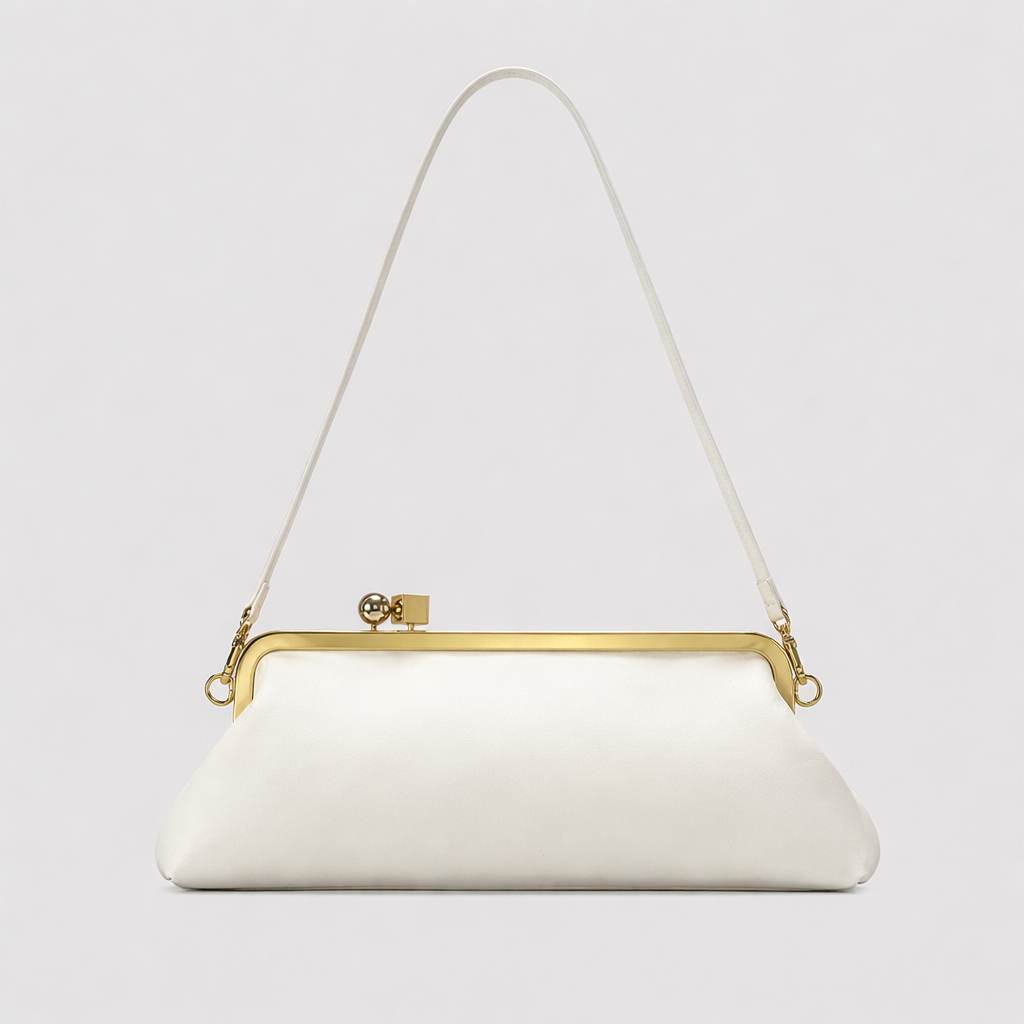 Luxury Gold Frame Clutch Shoulder Bag-TIAMMO