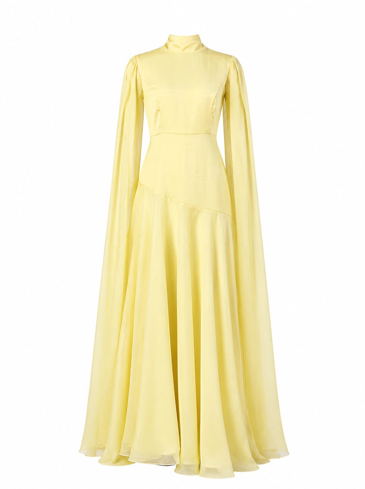 Flowing Sleeve Maxi Dress - Aurora