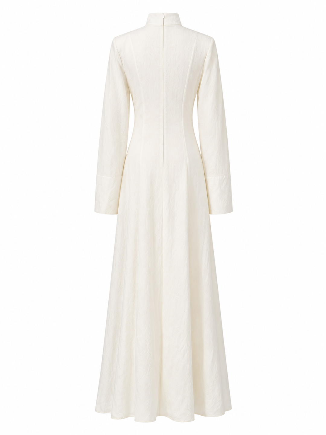 High Neck Maxi Dress - Ivory