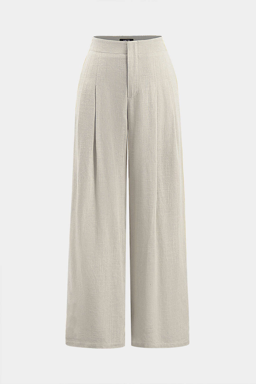 Solid Wide Leg Trousers