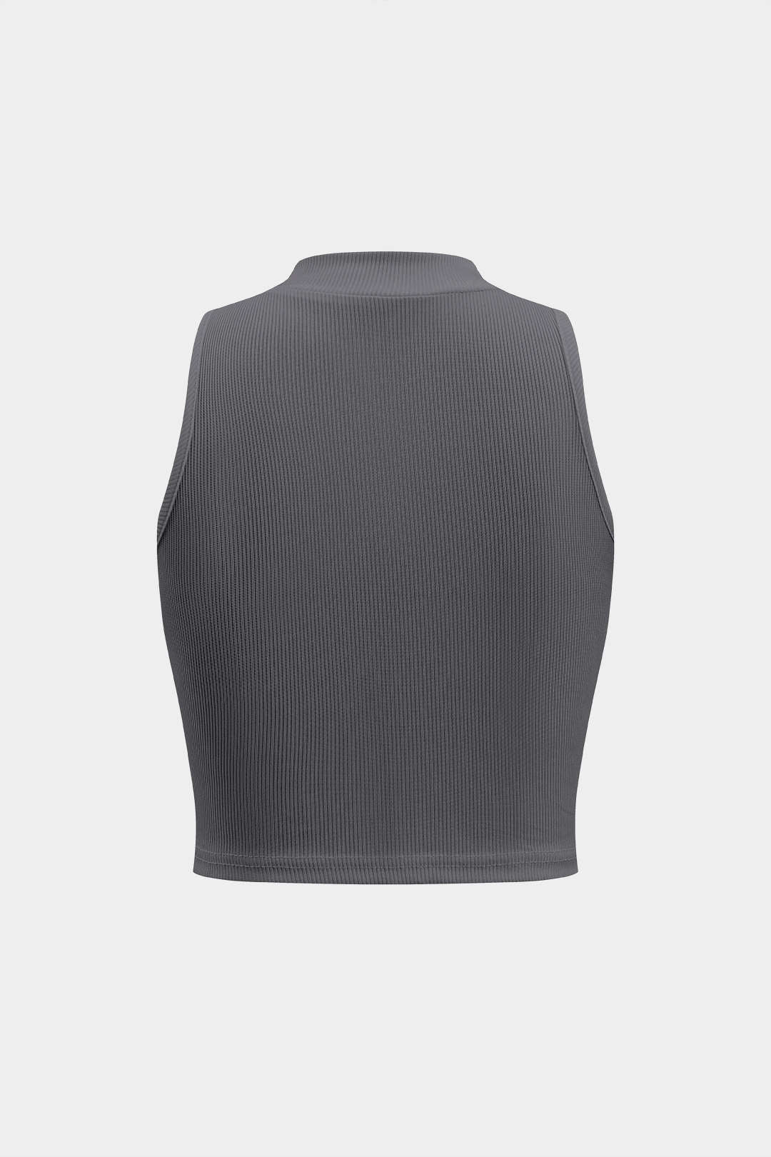 Basic Textured Sleeveless Tank Top