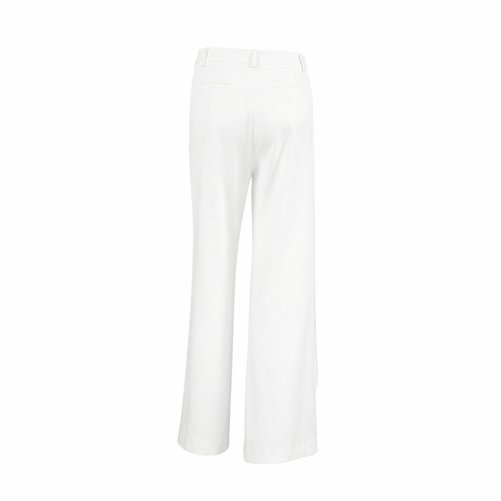 High-waist wrap-detail wide-leg pants – ALBA