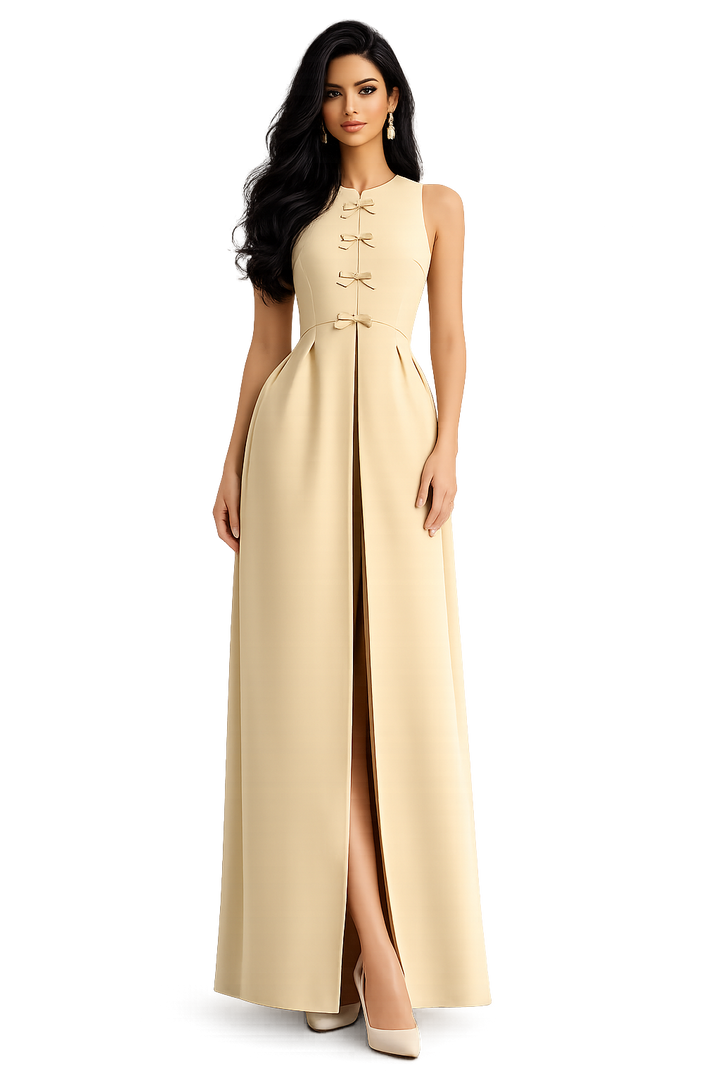 Sleeveless Longline Vest & Wide-Leg Pants Set – AMARA