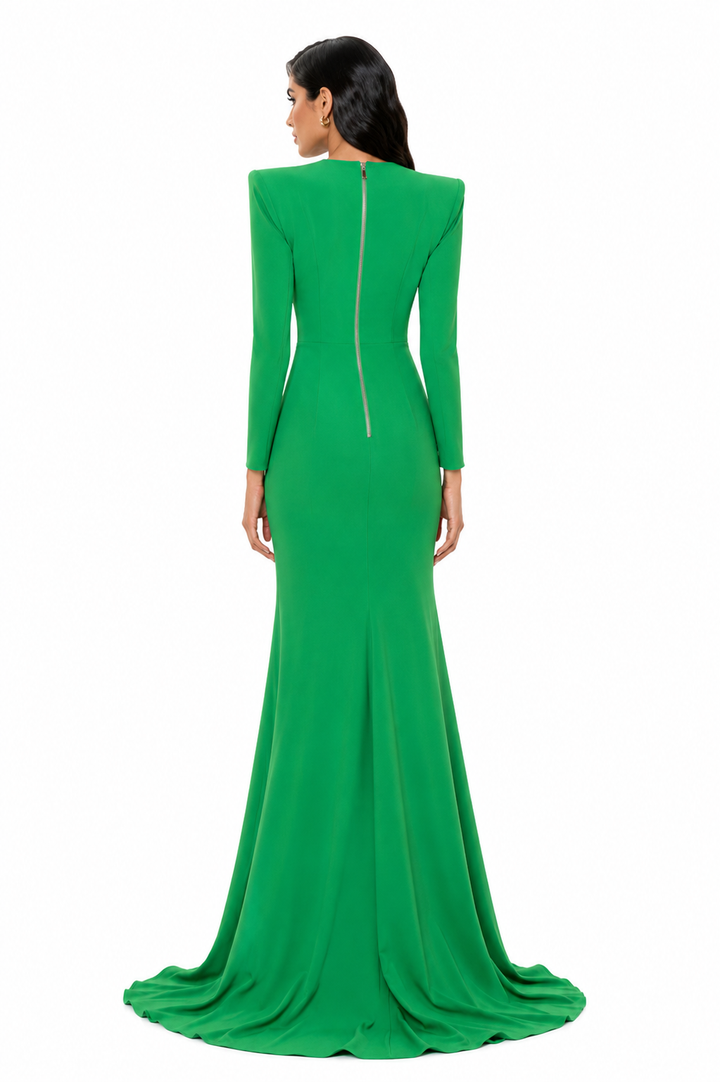 Plunge Blazer Maxi Dress – Sofiee