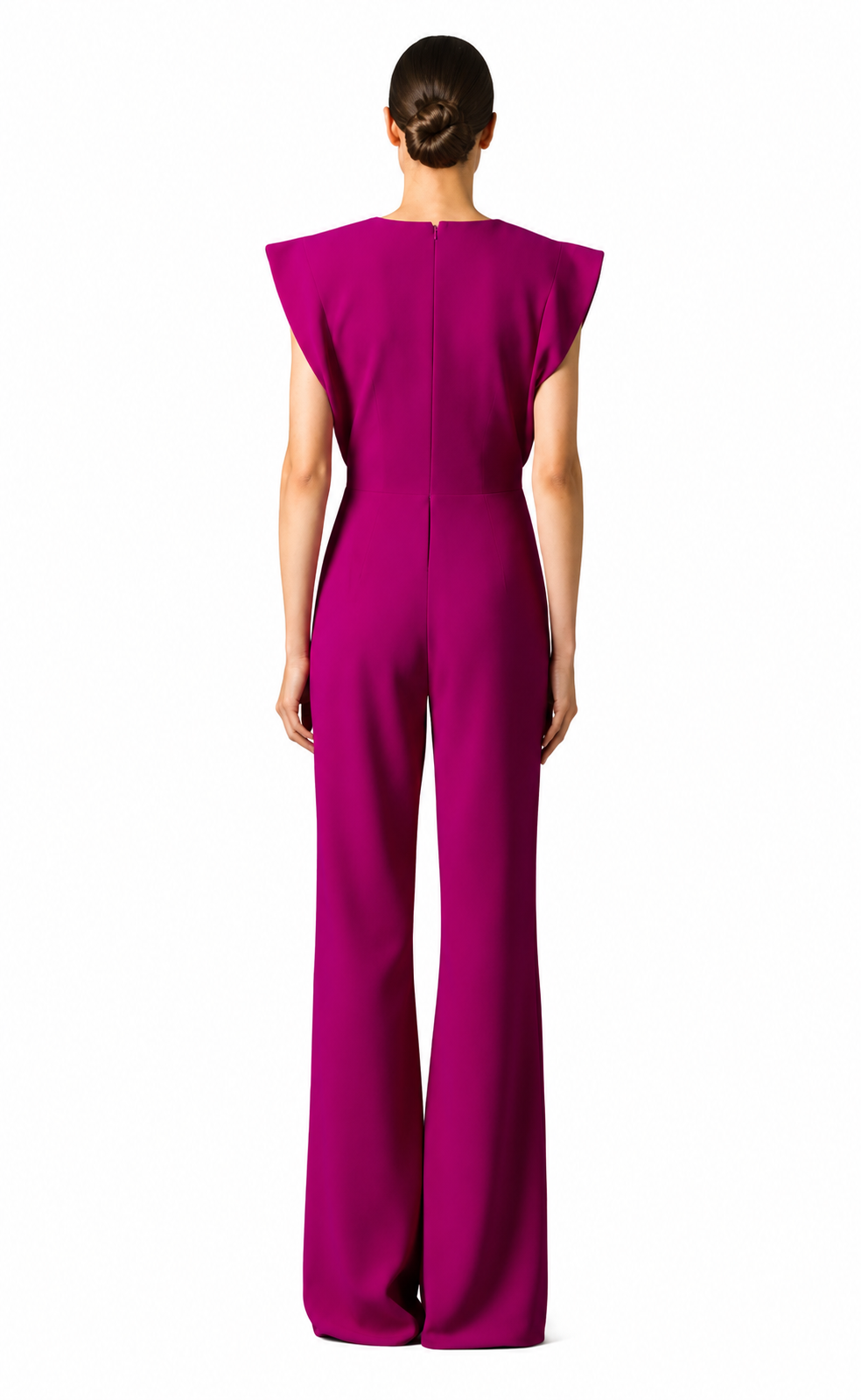 Sleeveless Jumpsuit with Gold Details - CILIE