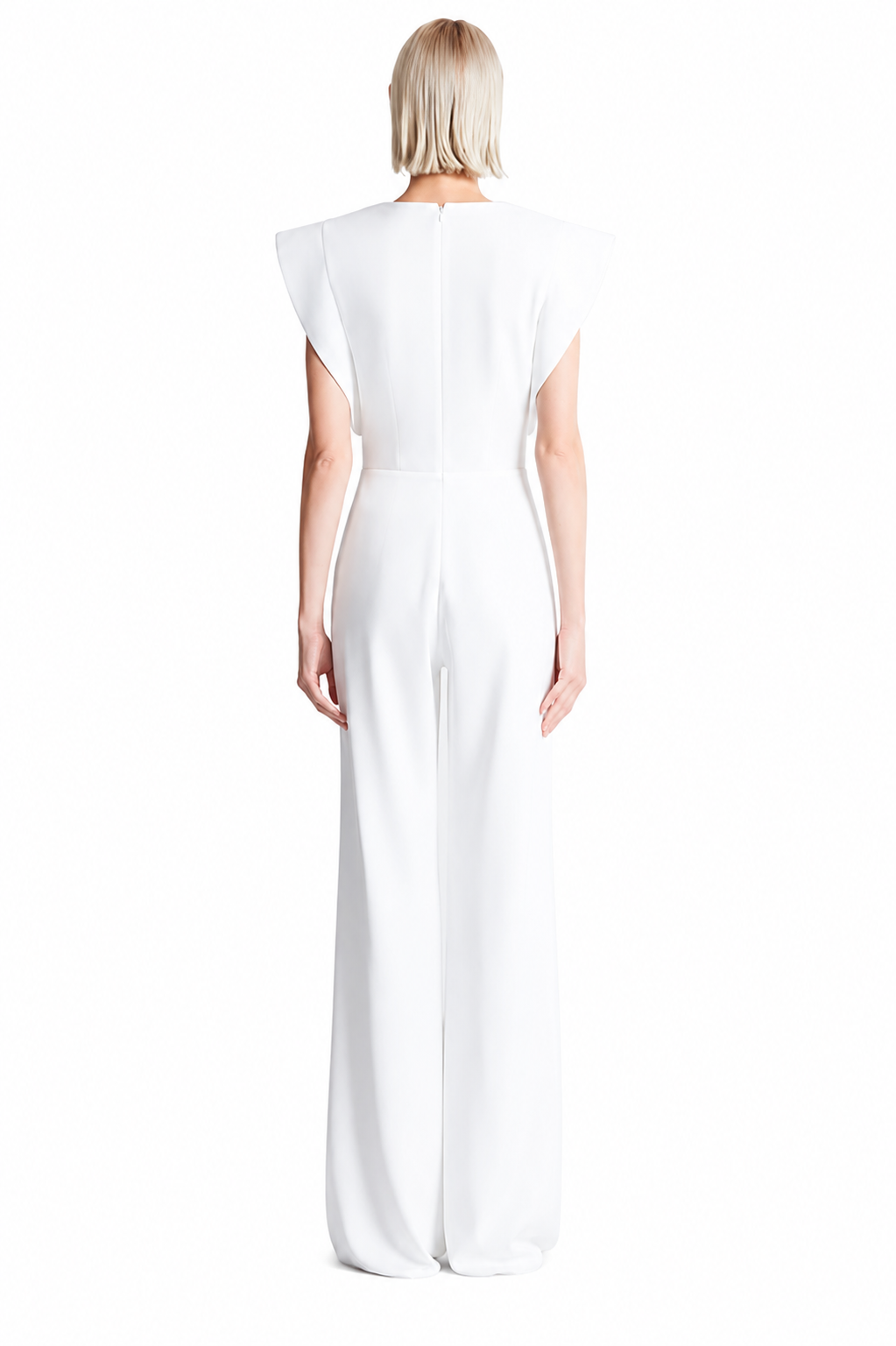 Sleeveless Jumpsuit with Gold Details - CILIE