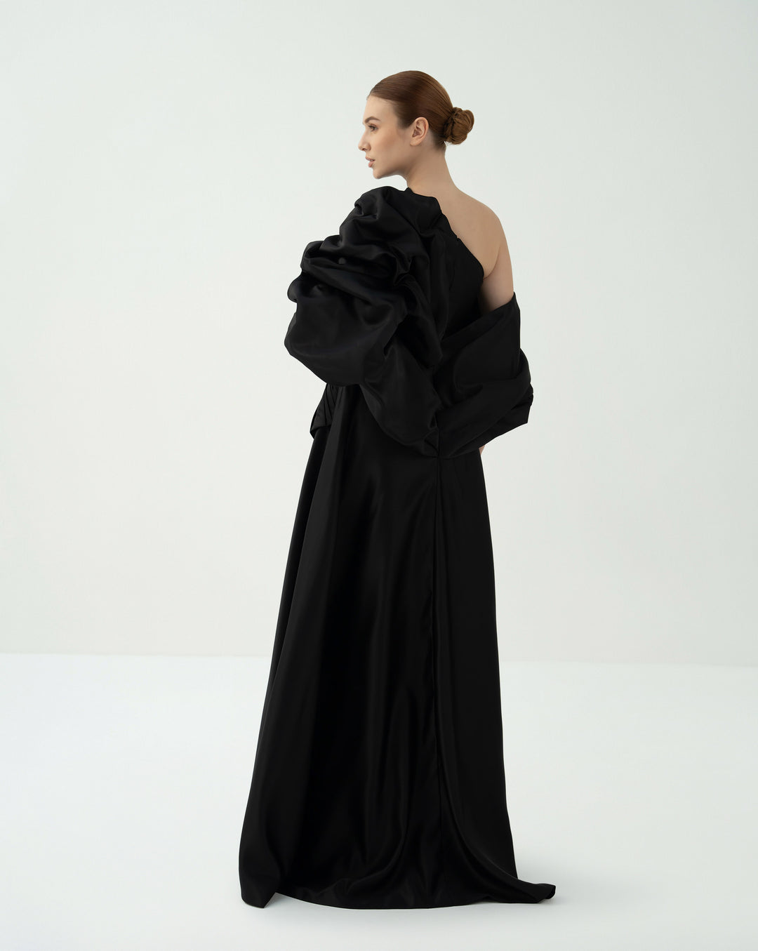 One-Shoulder Draped Gown - Laura