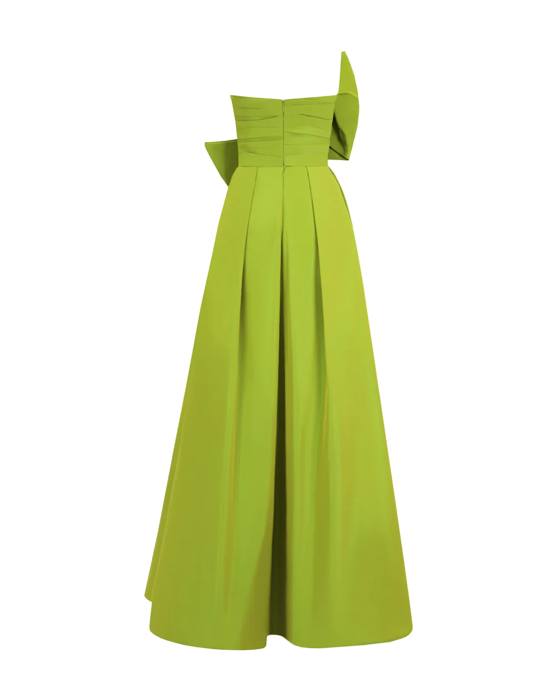 One-shoulder gown with oversized bow – Noven
