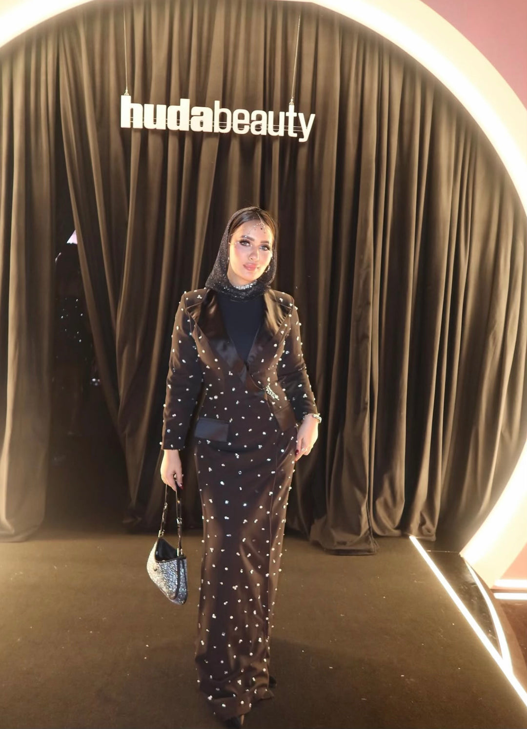 Fully beaded blazer dress-Rawaa