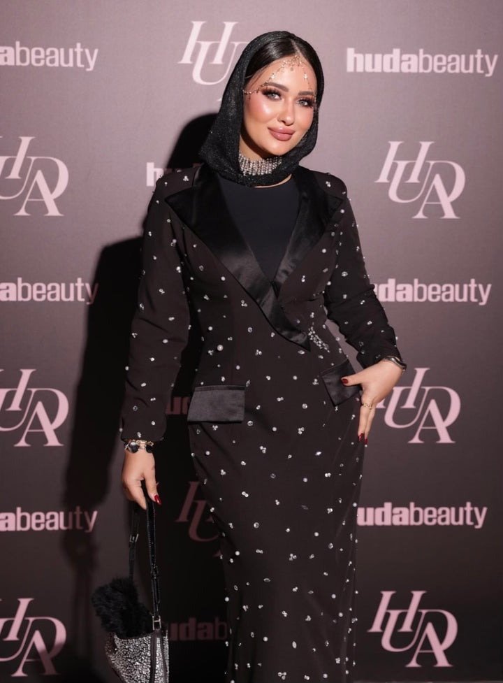 Fully beaded blazer dress-Rawaa