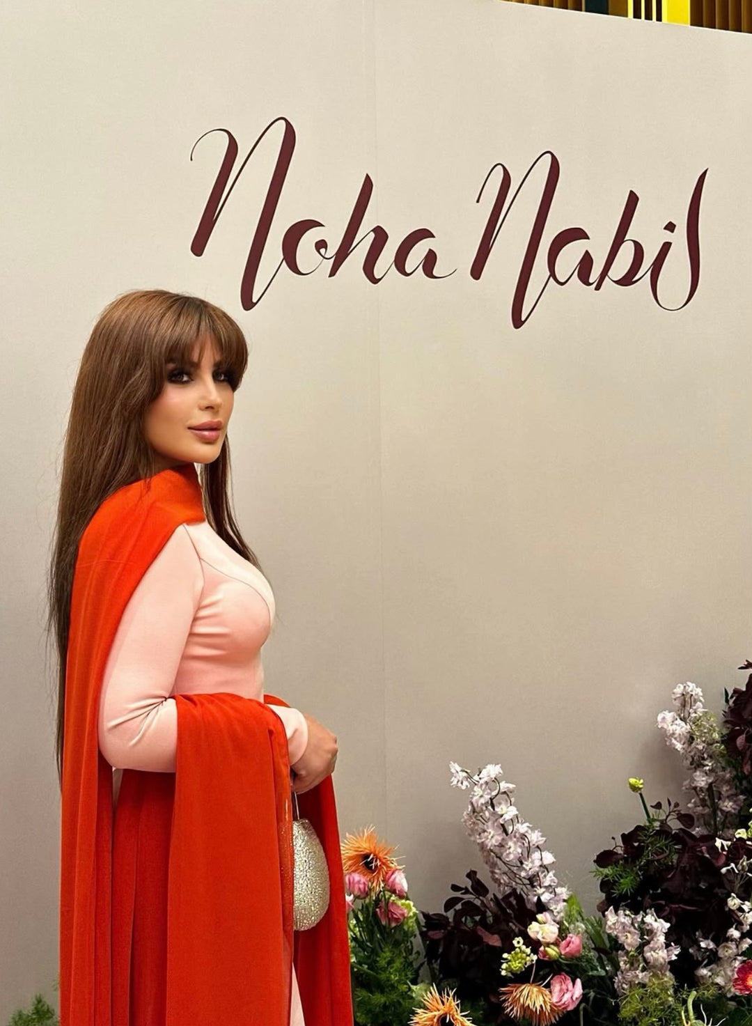Long sleeve column dress with cover - TALIA