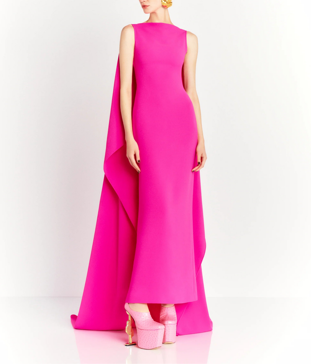 غطس ثوب مع الأكمام الشفافة والخصر المربى-تشايالا