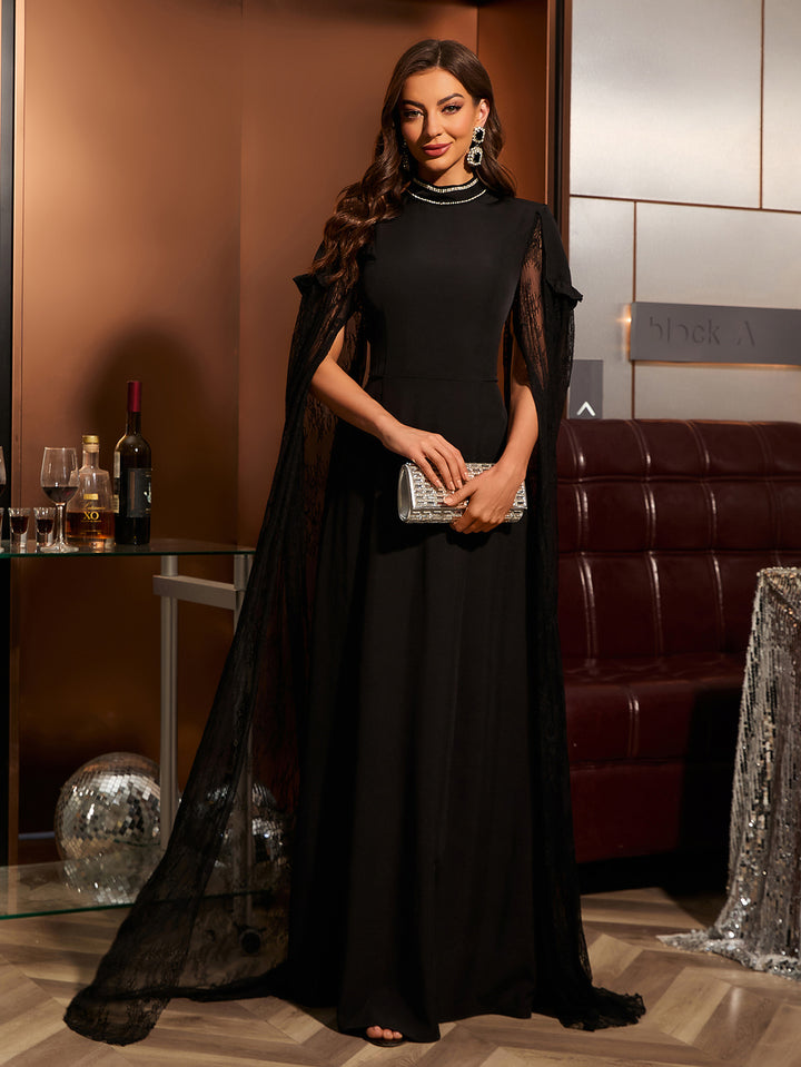 Haut à manches évasées plissées et ensemble jupe longue avec ceinture à la taille – Rosiny 