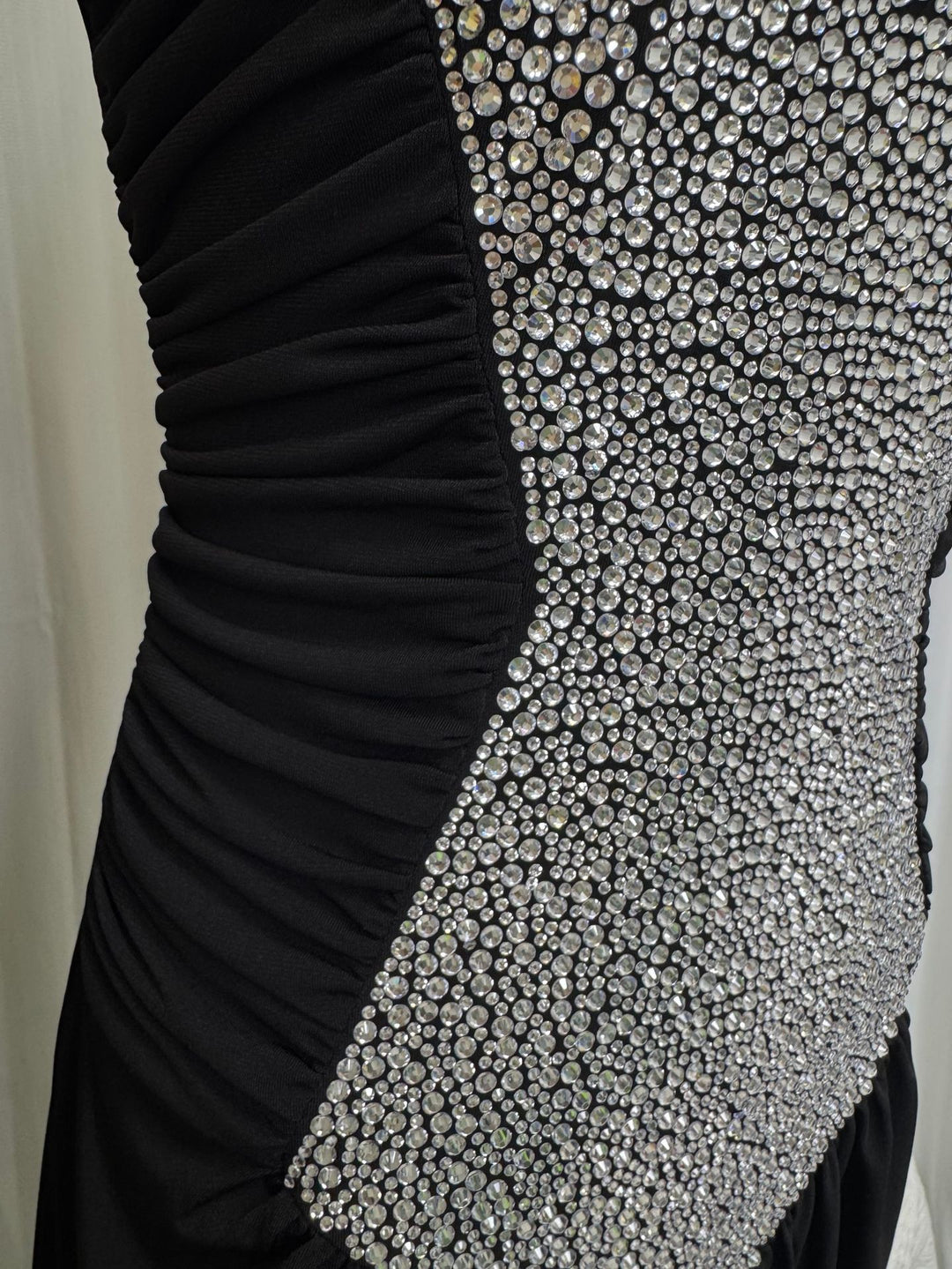 Crystal Corset Ruched Maxi Dress - Luxe