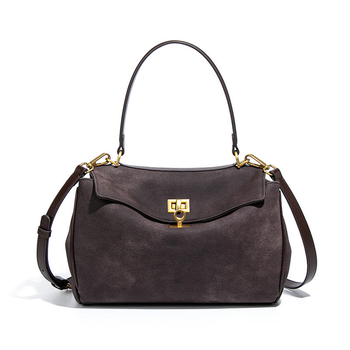 Vintage Luxe Shoulder Bag – CAFÉ