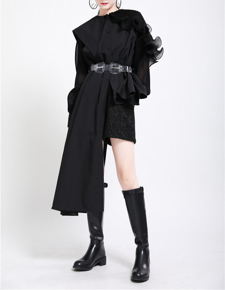 Ohrringe mit zweilagiger Textur und graviertem Detail – Akoma 