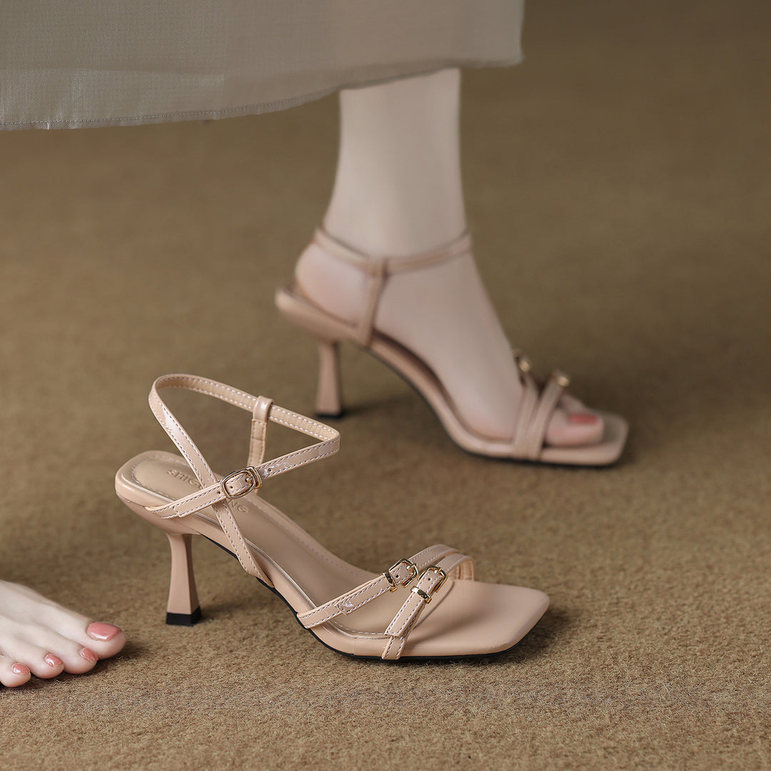 Haut à manches évasées plissées et ensemble jupe longue avec ceinture à la taille – Rosiny 