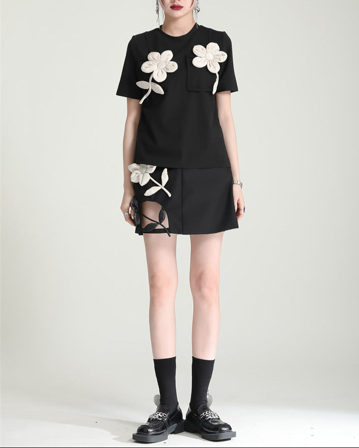 robe midi évasée sans manches avec ceinture chaîne - CELIAV 