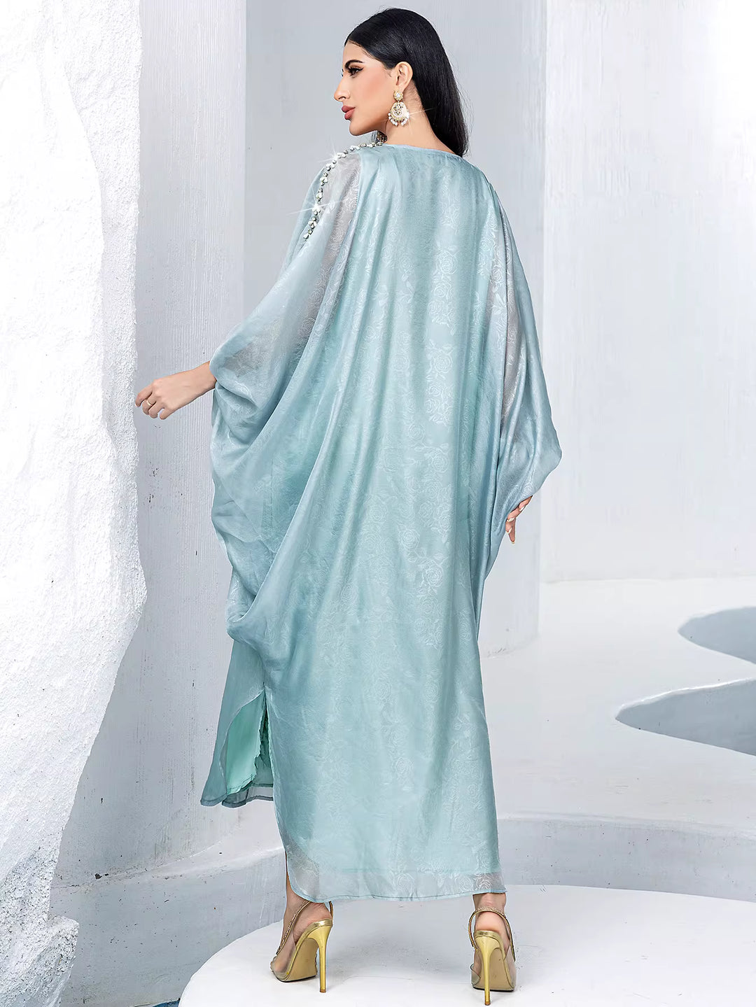 asymmetric statement dress with fluid silhouette – SERAPHINE