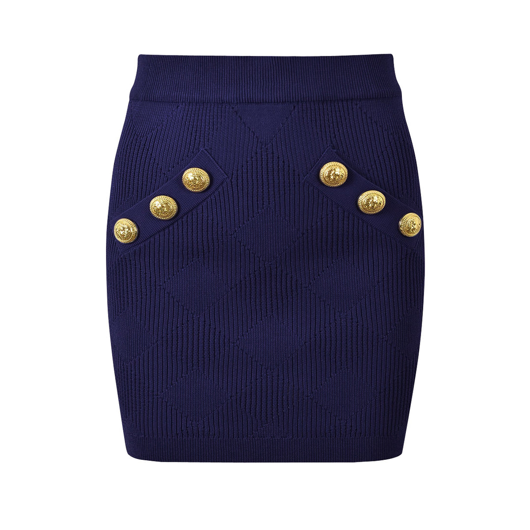 Geplooide top met uitlopende mouwen en maxi-rok set met tailleband – Rosiny 