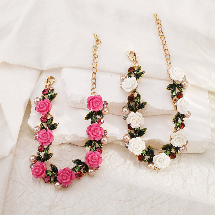 veelkleurige ketting met emaille zee bedels - CORALIA 