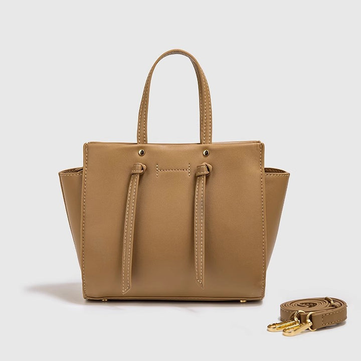 Burgundy Structured Mini Tote Bag – VARELLE