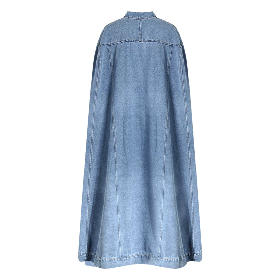 Cape Sleeve Denim Jacket - Cascade
