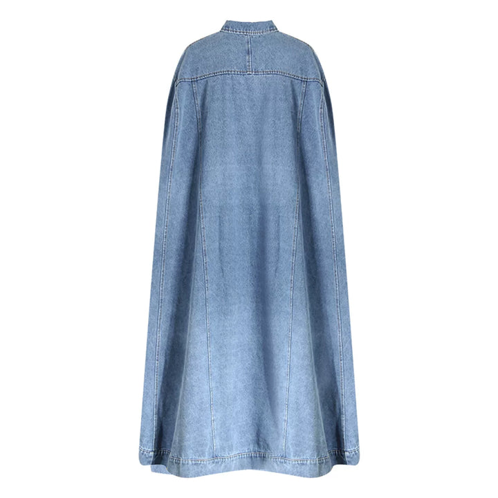 Cape Sleeve Denim Jacket - Cascade