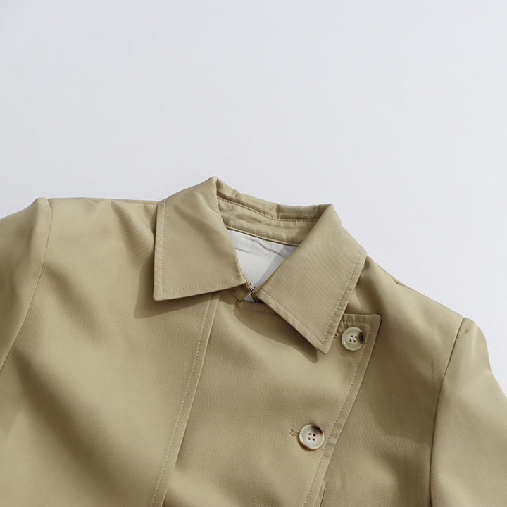 Plissiertes Oberteil mit ausgestellten Ärmeln und Maxirock-Set mit Taillengürtel – Rosiny 