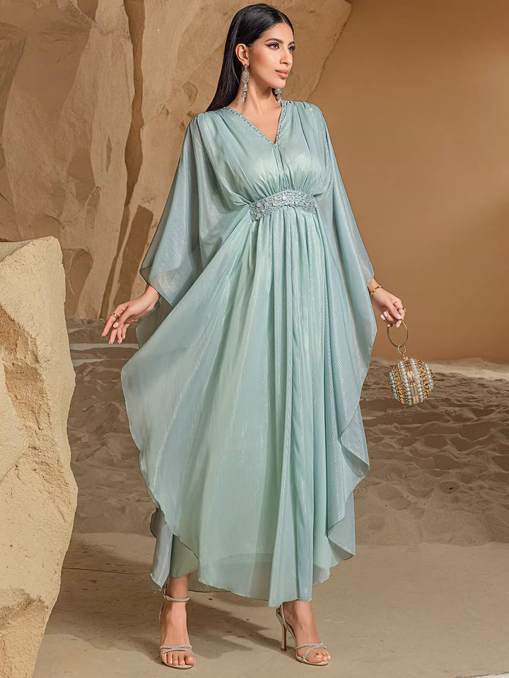 sculpted evening dress with modern statement details – LUMIÈRE