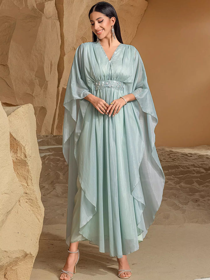 sculpted evening dress with modern statement details – LUMIÈRE