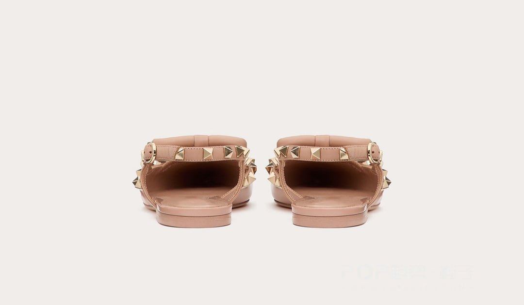 studded bow-detail pointed flats – VERAZIA