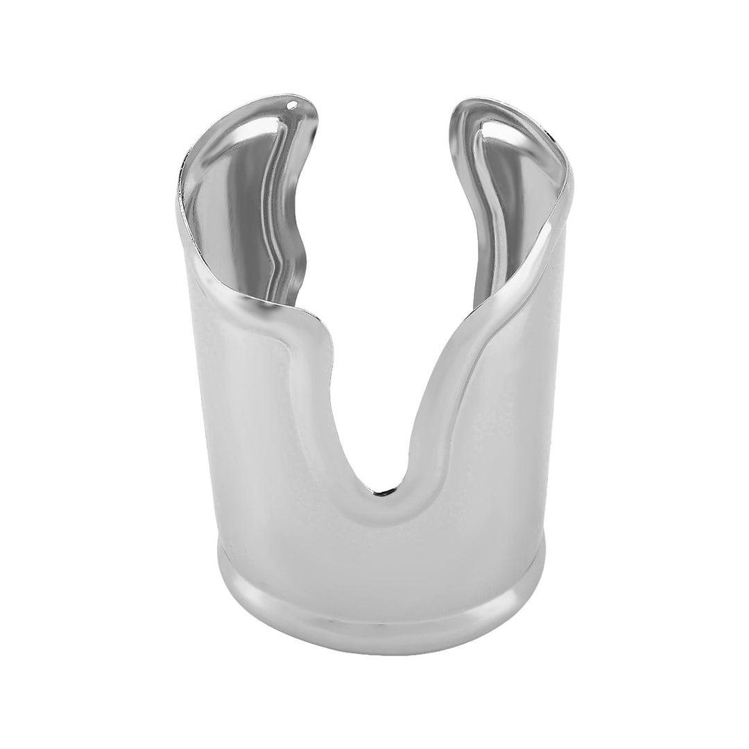 driekwart mouw overslagjurk met pailletten revers en bloemenapplicatie – ALINA 