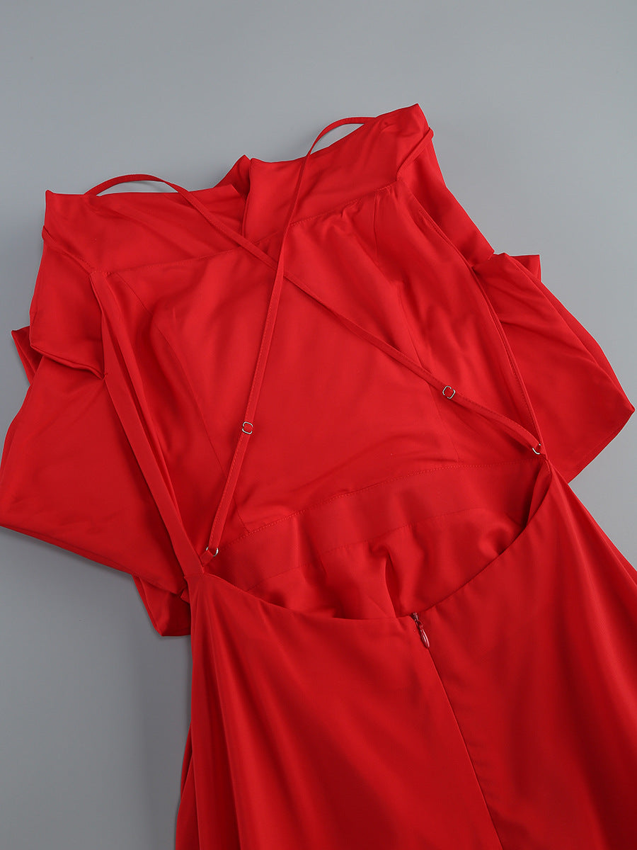 Bloom Couture Maxi Dress - Scarlet