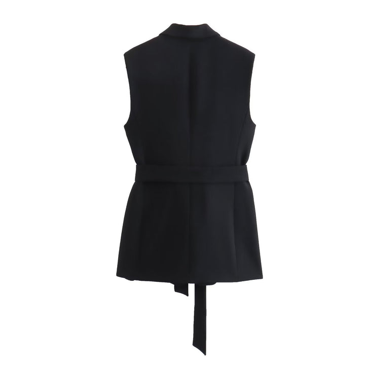tailored sleeveless vest & wide-leg trousers set – VÉRA