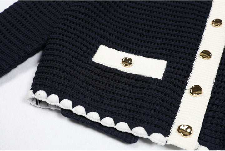 Geplooide top met uitlopende mouwen en maxi-rok set met tailleband – Rosiny 