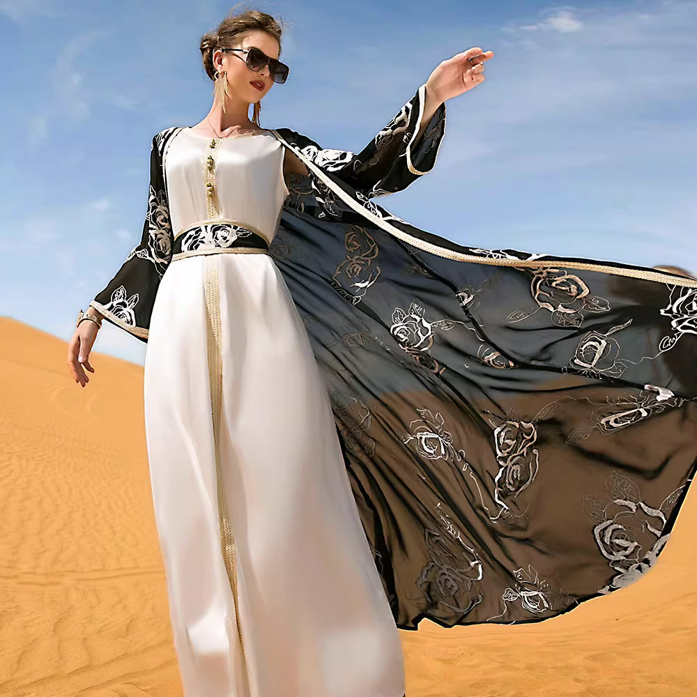 فستان ماكسي أنيق بأكمام طويلة – إيلارا