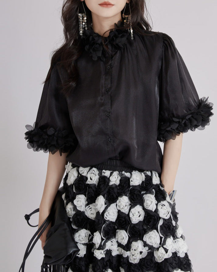 mouwloze uitlopende midi-jurk met kettingriem - CELIAV 