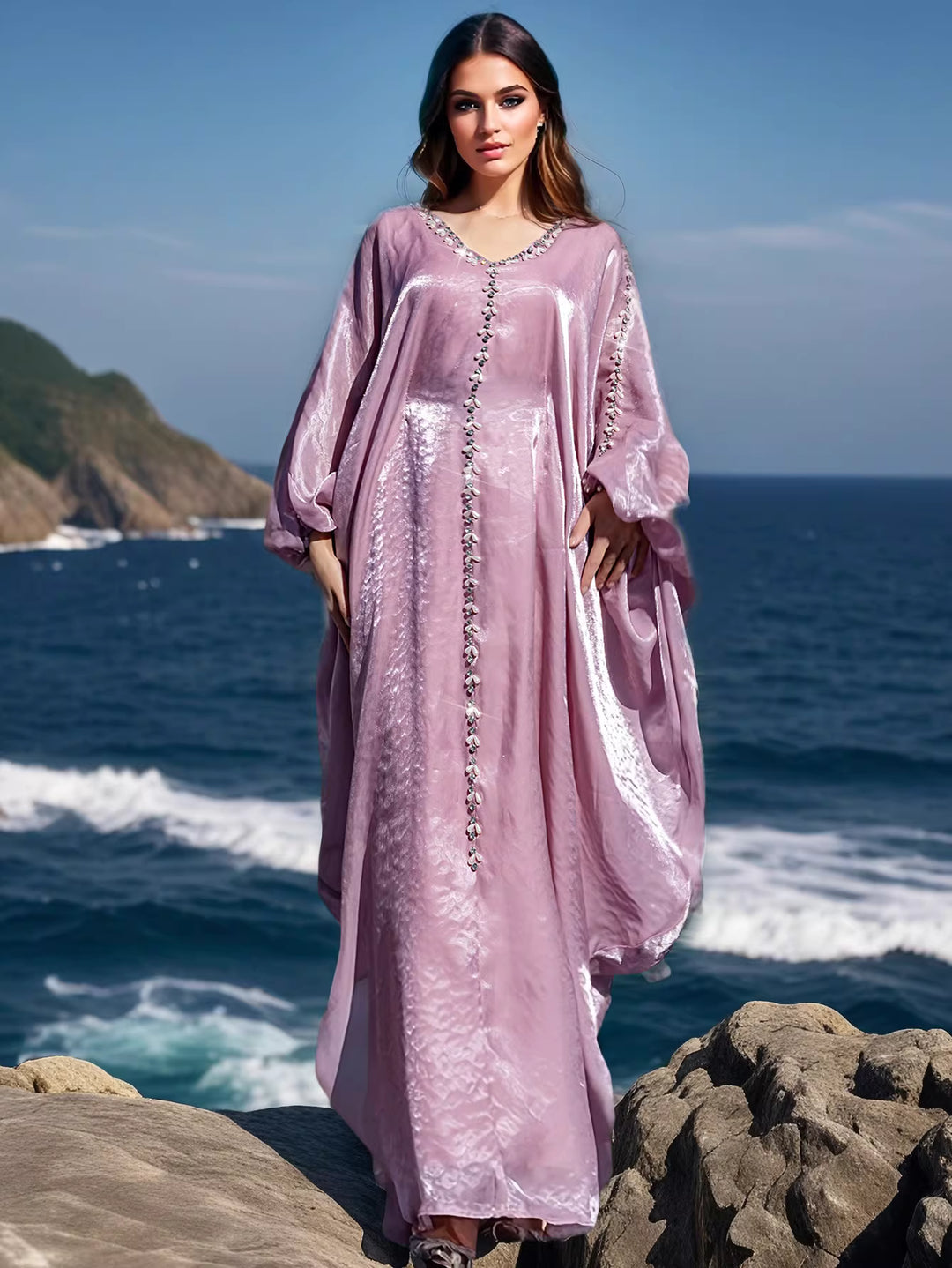Elegant Sleeveless Maxi Dress – NOVA