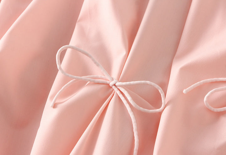midi skirt with gathered bow detailing – FERA