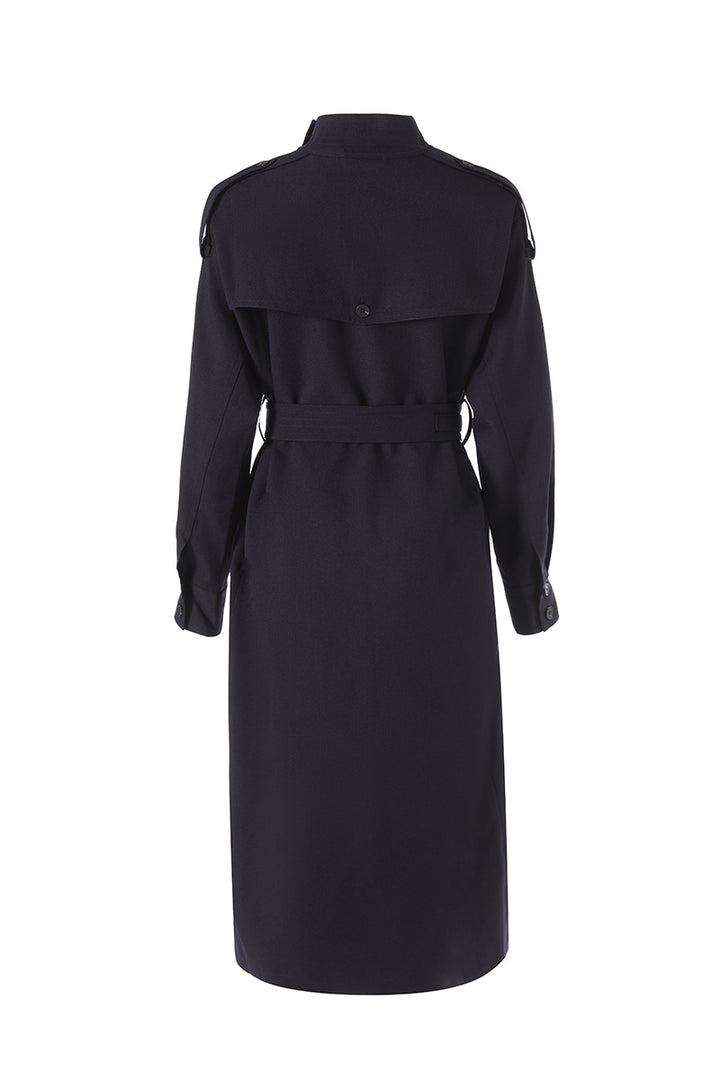 high-end belted trench coat – IMPERIA