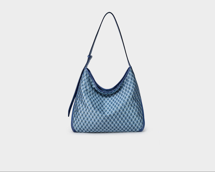 Brown Monogram Crescent Shoulder Bag – DISSONA