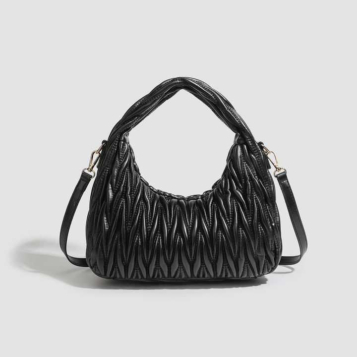 Luxury Quilted Hobo Bag - Modern