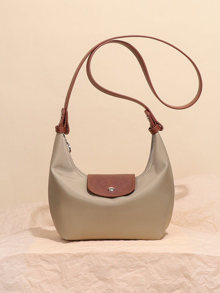 Blush Mini Crescent Handbag – LUNÉA