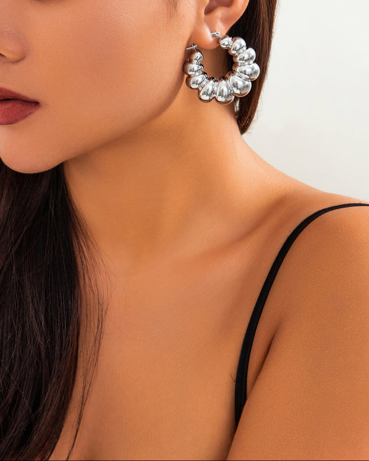 driekwart mouw overslagjurk met pailletten revers en bloemenapplicatie – ALINA 