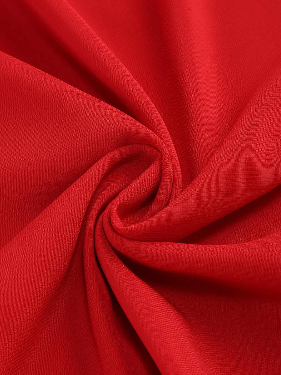 Bloom Couture Maxi Dress - Scarlet