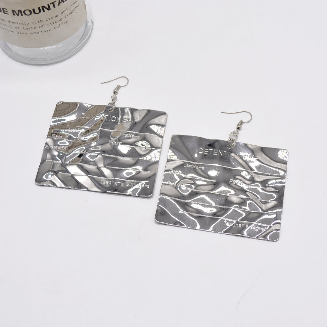 Boucles d'oreilles créoles à double couche texturée avec détail gravé – Akoma 