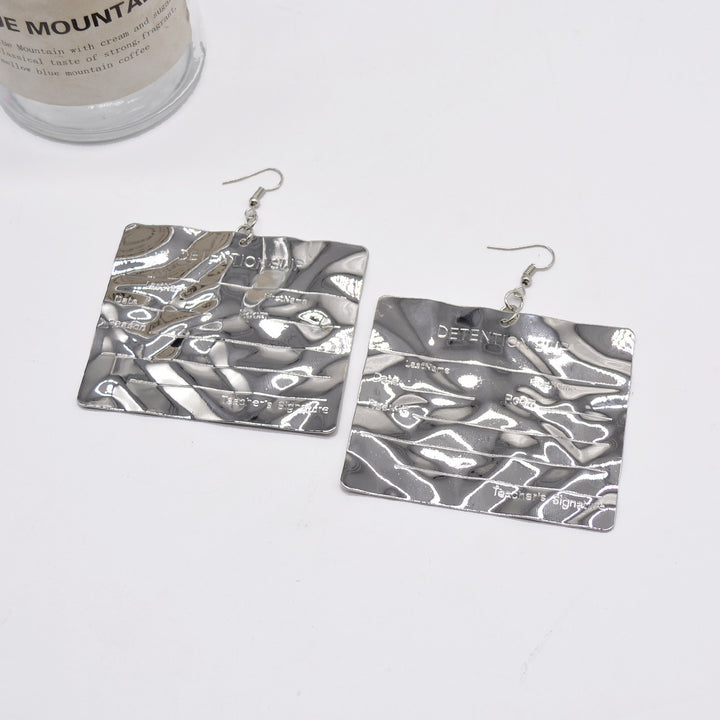 Boucles d'oreilles créoles à double couche texturée avec détail gravé – Akoma 